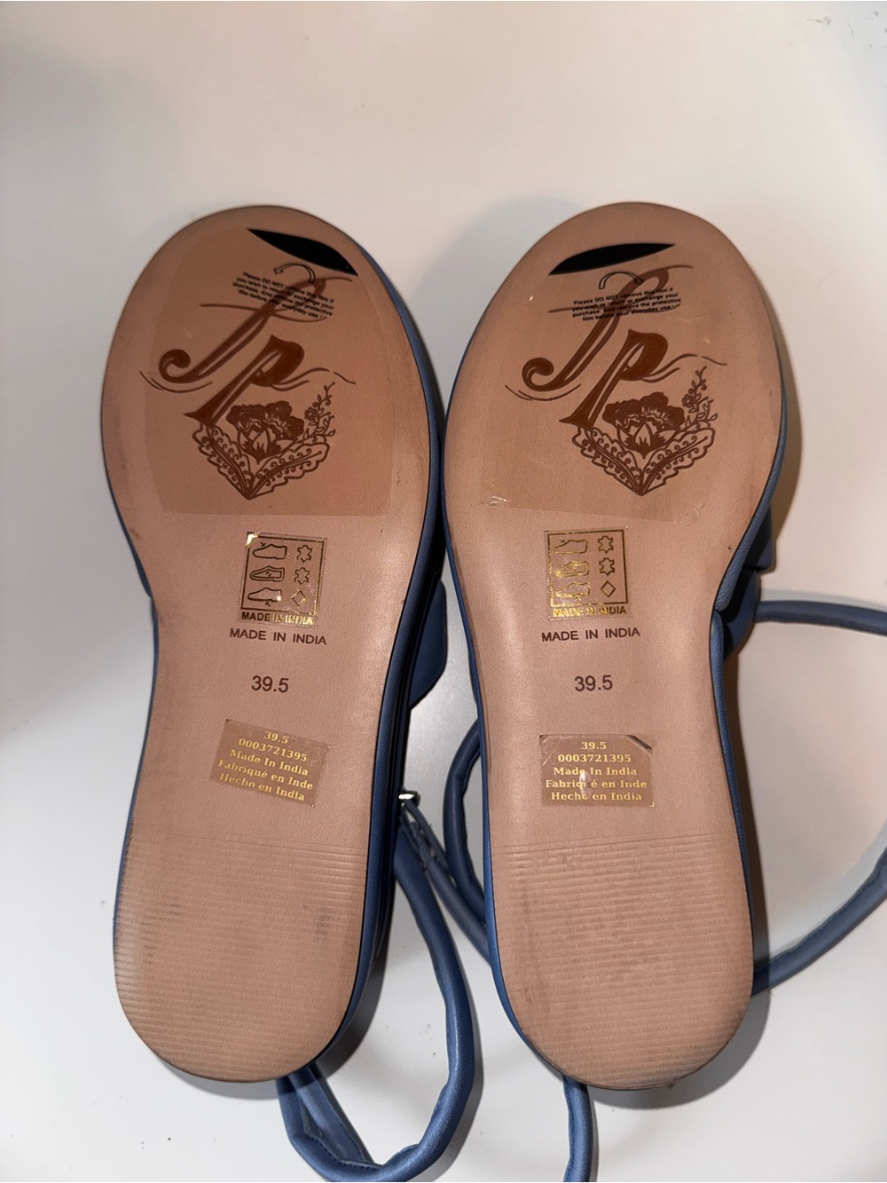 Free People Harper Platform Sandals in Carnival Cobalt Blue Size 9, 39.5 - Picture 10 of 11